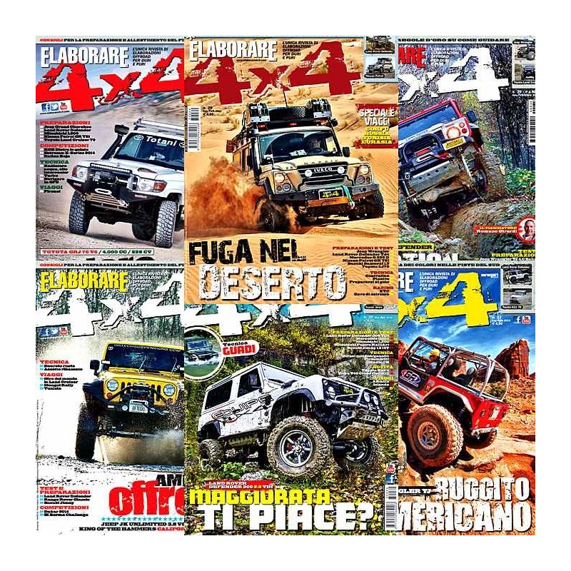 Abbonamento 2 anni Elaborare 4x4 di 12 numeri Abbonamento 2 anni Elaborare 4x4 di 12 numeri