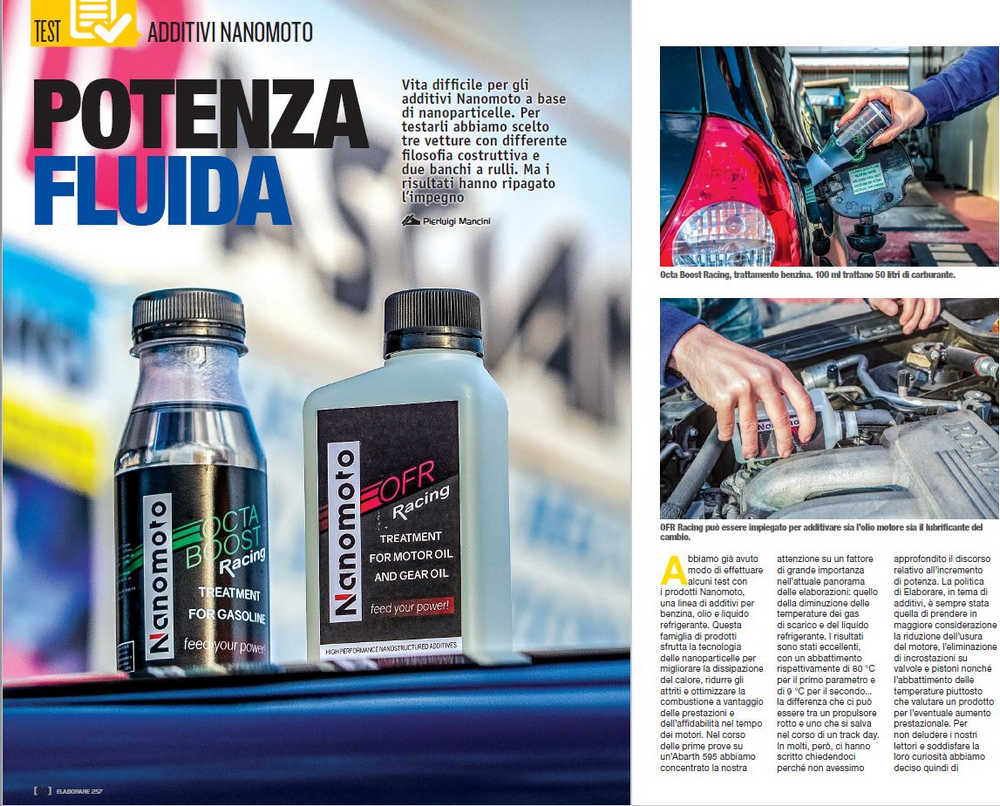 NANOMOTO® STORE  Additivo benzina Octaboost Racing